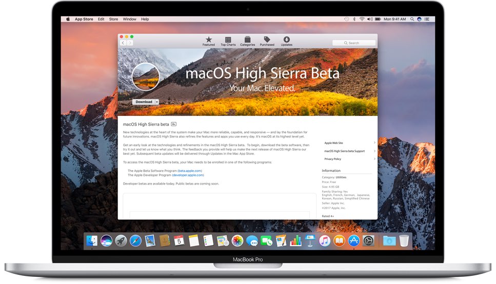 macbook pro sierra update